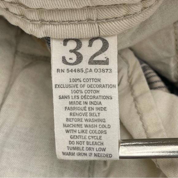 American Eagle Cargo Shorts Mens 32 Madras Plaid Longer Length Patchwork Y2K - Picture 6 of 10